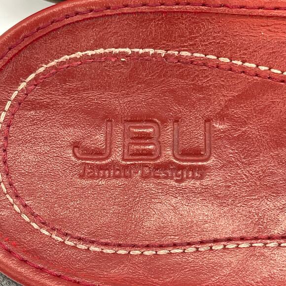 Jambu JBU Women's Destiny Red Strappy Slip-on Sandals Size 8 - Picture 8 of 8